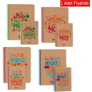 Keskin Color Doodles Sert Kapak Defter 12X17 100-1 Yaprak Çizgili  (1 Adet)