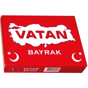 Vatan Bayrak Polyester 20X30  *10