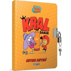 Kral Şakir Kilit.İp.Dk.Srt Kp.Hat.Defter 14X20-96Yp