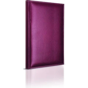 İplik Dikişli Deri Kaplamalı Modelist Defter 14*20-160 Yp. Çizgili