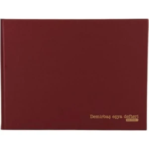 Demirbaş Eşya Defteri 40 Yaprak 24X34 Bcd0210