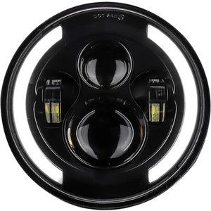 12 V / 24 V Motosiklet Araba Far 7 Inç Yuvarlak LED (Yurt Dışından)