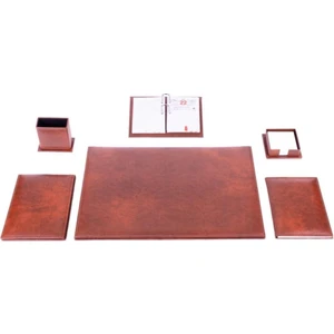 6 Parça Klasik Sümen Takımı Kahverengi 33X49__288
