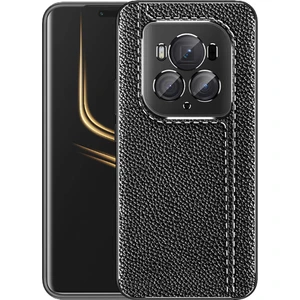 Honor Magic 6 Pro Kılıf Kamera Korumalı Deri Dokulu Niss Silikon