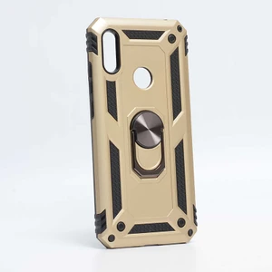 Huawei Y6 2019 Uyumlu Kılıf Standlı Manyetik Yüzüklü Military Magnetic Ring Polycarbonate And Tpu Case