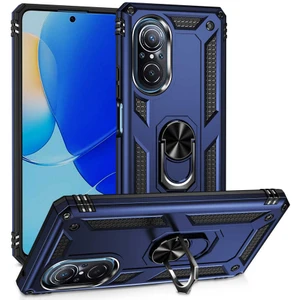 Huawei Nova 9 Se Uyumlu Kılıf Standlı Manyetik Yüzüklü Military Magnetic Ring Polycarbonate And Tpu Case