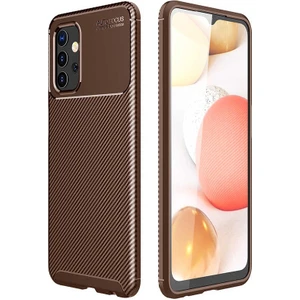 Samsung Galaxy A32 5g Uyumlu Kılıf Karbon Armor Serisi, Ultra Dayanıklı ve Esnek Slim Fit Karbon Görünümlü Silikon