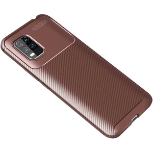 Xiaomi Mi 10 Lite Uyumlu Kılıf Karbon Armor Serisi, Ultra Dayanıklı ve Esnek Slim Fit Karbon Görünümlü Silikon