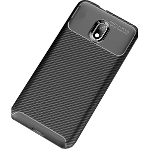 Xiaomi Redmi 8 Uyumlu Kılıf Karbon Armor Serisi, Ultra Dayanıklı ve Esnek Slim Fit Karbon Görünümlü Silikon