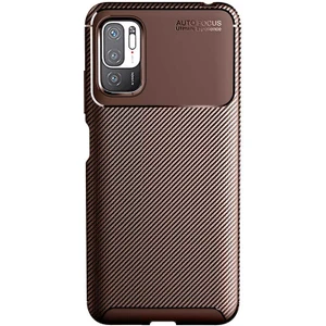 Xiaomi Redmi Note 10 5g Uyumlu Kılıf Karbon Armor Serisi, Ultra Dayanıklı ve Esnek Slim Fit Karbon Görünümlü Silikon