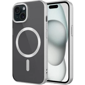 Apple iPhone 15 Plus Kılıf Mat Setro Magsafe Kamera Lensli Silikon Kapak