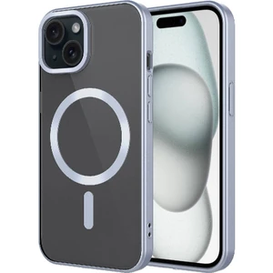 Apple iPhone 15 Plus Kılıf Mat Setro Magsafe Kamera Lensli Silikon Kapak