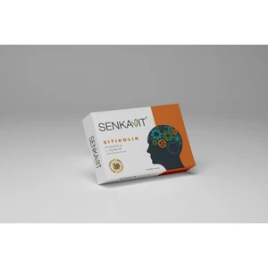 Sitikolin + L-Teanin + B6 ve Vitamin E Içeren 30 Kapsül