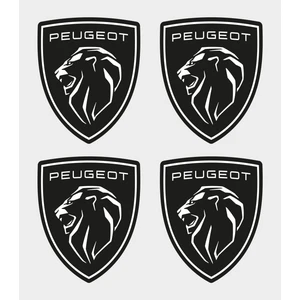 Peugeot Logo Suya Dayanıklı Arma Amblem Sticker 4 Adet