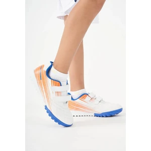 Kids Ronaldo Beyaz Erkek Çocuk Halısaha Futbool Ayakkabısı