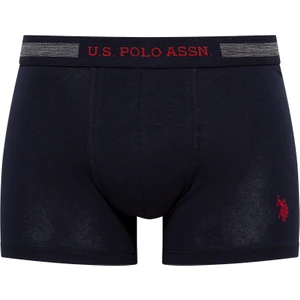 U.S.POLO 80155 ERKEK 3 LÜ LİKRALI COTON BEYAZ-GRİ-LACİVERT BOXER