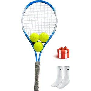 Kort Tenis Yetişkin Raketi Seti Başlangıç Seviye Tenis Raketi Seti+Taşıma Çantası