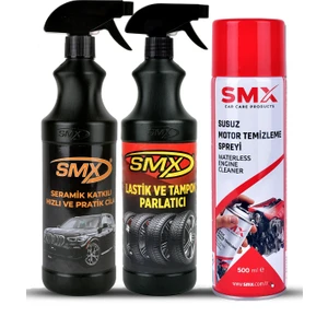 Susuz Motor Temizleme Spreyi / Seramik Cila / Hızlı Cila / Pratik Cila / Lastik Parlatıcı / Tam