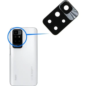Xiaomi Redmi 10 Arka Kamera Camı Lensi Yapışkanlı