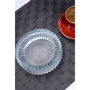 Bev Kitchen Kristal Cam Yuvarlak Güneş Küllük Kül Tabağı Kül Tablası
