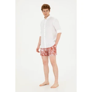 U.S. Polo Assn. Erkek Pudra Deniz Şortu 50282933-VR042