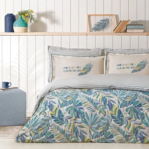 Corvina Tek Kişilik Ranforce Nevresim Takımı - Mavi