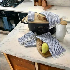 Filda Store 3'lü Set Pamuk Çok Amaçlı Mutfak Kurulama Bezi,mutfak Peşkiri,mutfak Havlusu 30x50 cm