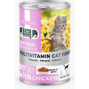 Tavuklu Yavru Kedi Konservesi 415 gr X12 Adet