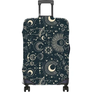 Valiz Kılıfı Bavul Kılıfı Likralı Esnek Kumaş ve Dayanıklı Valiz Kılıfı GZG-VK10 (Orta)