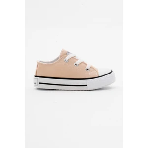 Tonny Black Çocuk Unisex Bej Rahat Kalıp Bağcıklı Sneaker