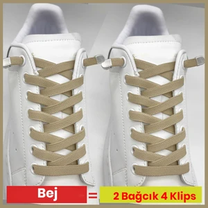 Pratik Kilitli Elastik Ayakkabı Bağcığı 100 cm ( 1 Çift )