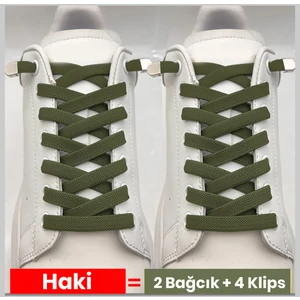 Pratik Kilitli Elastik Ayakkabı Bağcığı 100 cm ( 1 Çift )