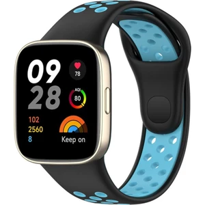 M.tk moveteck Xiaomi Redmi Watch 3 Uyumlu Kordon Nike Delikli Hava Alan Spor Kordon Kayış (Active Modeline Uymaz)