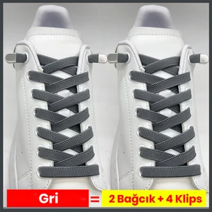 Pratik Kilitli Elastik Ayakkabı Bağcığı 100 cm ( 1 Çift )