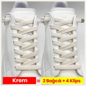 Pratik Kilitli Elastik Ayakkabı Bağcığı 100 cm ( 1 Çift )