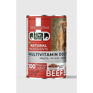 Sığır Etli Yetişkin Köpek Konservesi 415 gr X12 Adet