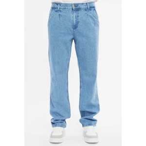 Cedy Denim Erkek Pileli Yüksek Bel Bol Kesim Baggy Loose Fit Jean PANTOLON-C354