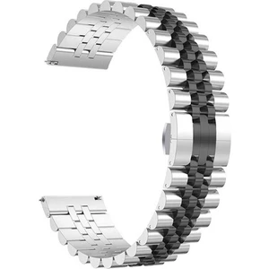 M.tk moveteck Xiaomi Redmi Watch 3 Metal Baklalı Kordon Paslanmaz Çelik Klipsli Renkli Örgü Kordon Stainles