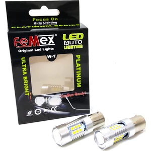 Platinum P21W-1157 Çift Duy Şaşı LED Ampul Beyaz Mercekli