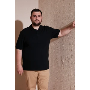 Pamuklu Regular Fit Büyük Beden Polo Yaka T Shirt Erkek Polo Yaka T Shirt 5902127B