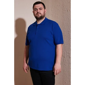 Pamuklu Regular Fit Büyük Beden Polo Yaka T Shirt Erkek Polo Yaka T Shirt 5902127B