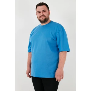 Pamuklu Regular Fit Büyük Beden T Shirt Erkek T Shirt 5902365B
