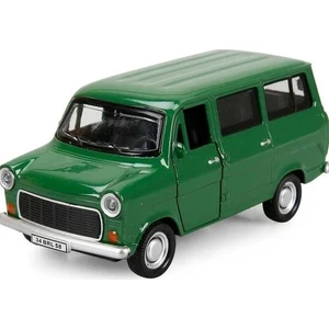 Nostaljik Lezzetler Nostaljik Metal Çek Bırak Ford Sesli ve Işıklı Minibüs Yeşil ( 1/36 Ölçek )