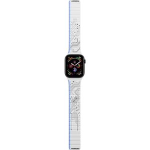 Watch Ultra 49MM Uyumlu Kordon Youngkit Technology Magnetik Tak Çıkar Silikon Strap Kayış Beyaz