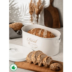 Lin Metal Metal Kapaklı Ekmeklik (Bread Baskılı)