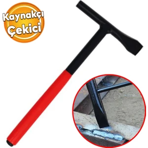 Metal Kaynak Cüruf Çekiç Çapak Alma Temizleme Kaynakçı Çekici Düz Kaski Uçlu Paslanmaz Demir