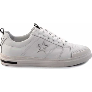 Beyaz Deri Erkek Sneaker E01398202703