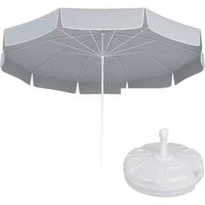 Zey Camping Bahçe Plaj Balkon Şemsiyesi 200 cm Çapında 10 Telli Kalın Kumaş Şemsiye + Taşıma Çantası Iy