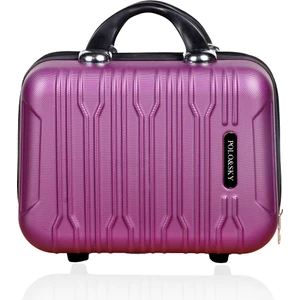 Mars Model Mor Renk Abs Makyaj Çantası El Valizi