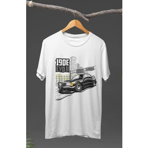 Fuddy Moda  190E Evo 2 Baskılı T-Shirt, Araba Yarış Temalı Baskılı Tişört